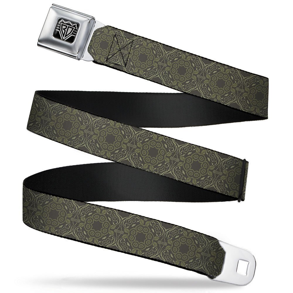 6360 Seatbelt Belt - Tapestry Charcoal/Olive - 1.5" Wide - 32-52 Inches in